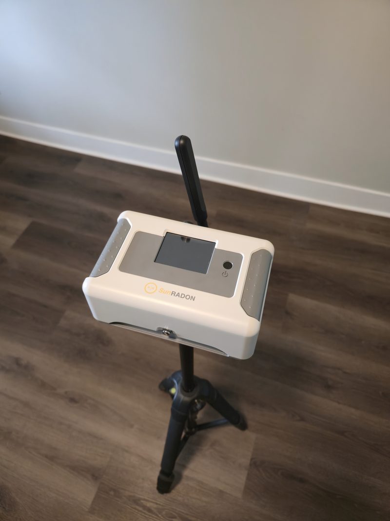 SunRADON continuous radon monitor deployed in an Iowa home — All Midwest Radon