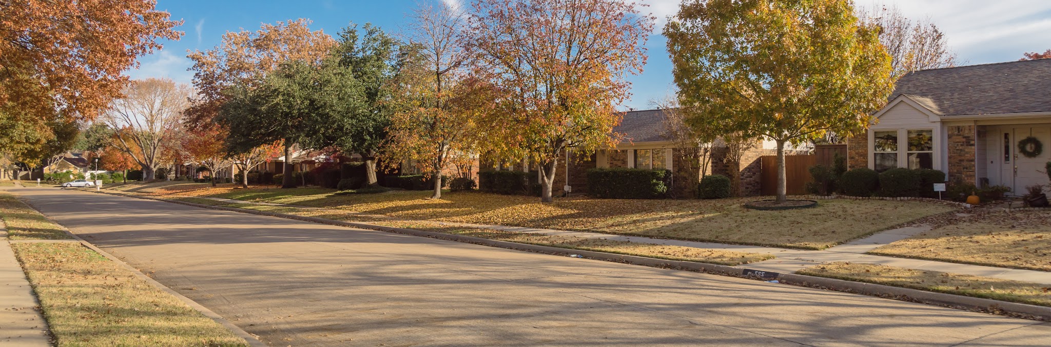 Iowa suburban neighborhood